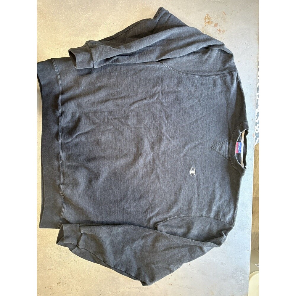 Champion Men's Crewneck Sweatshirt Size Xl black